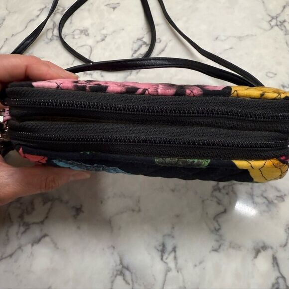 Vera Bradley mini Vivian crossbody RFID Colorful Floral Women's Bag - Picture 3 of 10